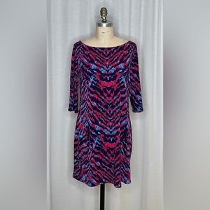 Leota reversible Noveau Sheath Dress Size Large